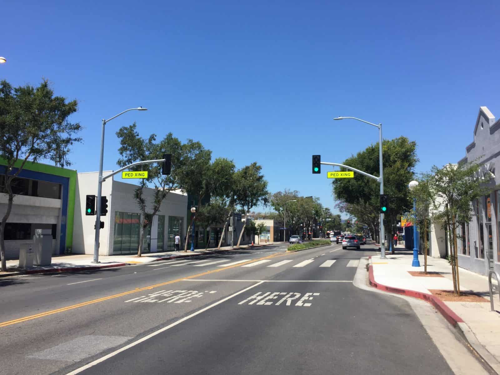 WeHo Santa Monica Traffic Signal