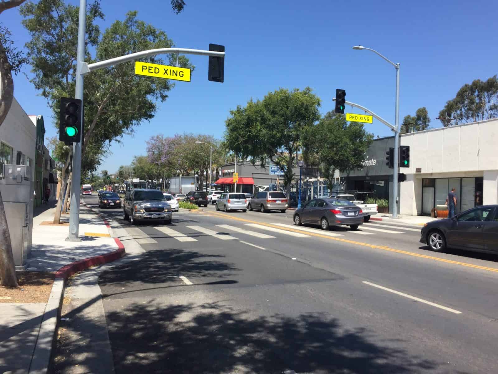 WeHo Santa Monica Traffic Signal